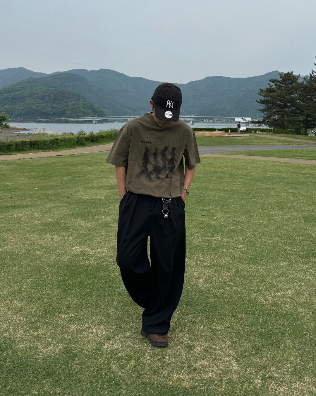 シャドウプリントTシャツ KA1049