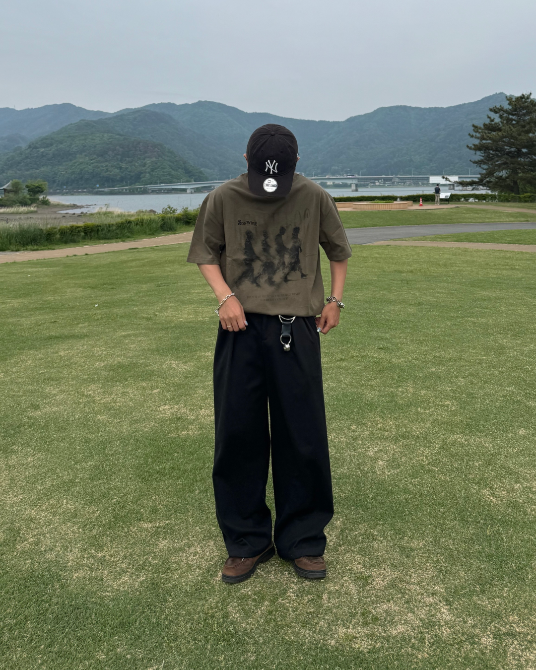 シャドウプリントTシャツ KA1049