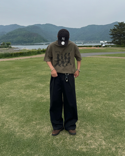 シャドウプリントTシャツ KA1049