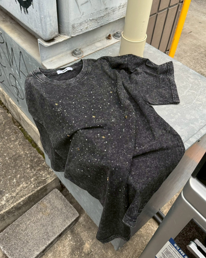 ラメストーンTシャツ KM1058