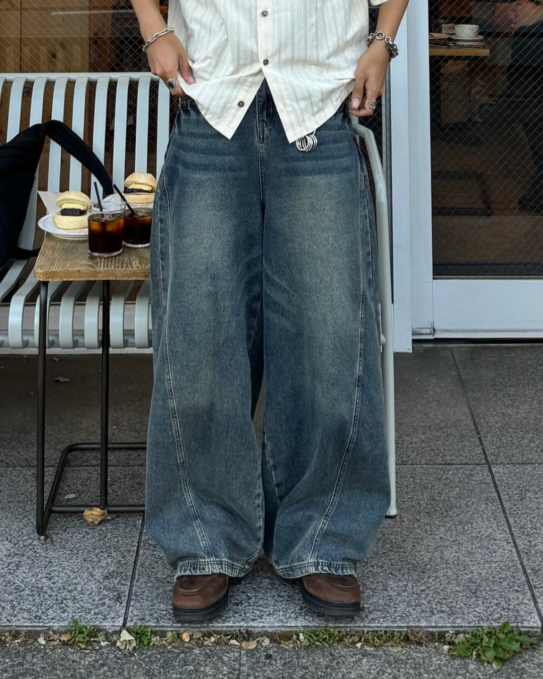 ウォッシュデニムパンツ KA1085