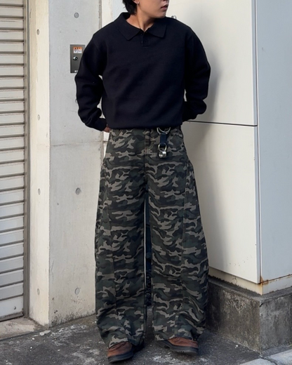 迷彩カーブパンツ KA1229