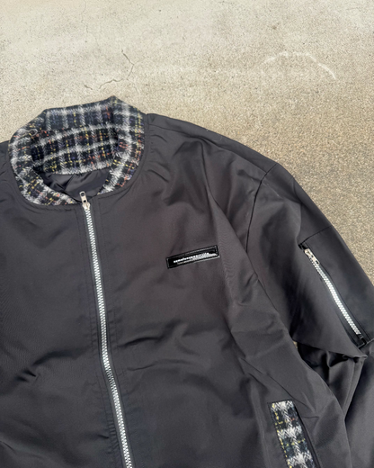 チェックナイロンジャケット KM1246