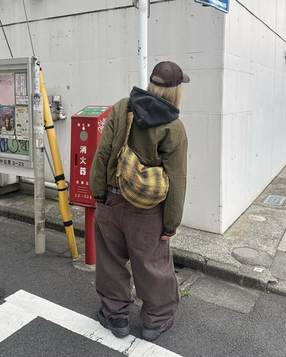 チェックナイロンジャケット KM1246