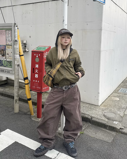 チェックナイロンジャケット KM1246