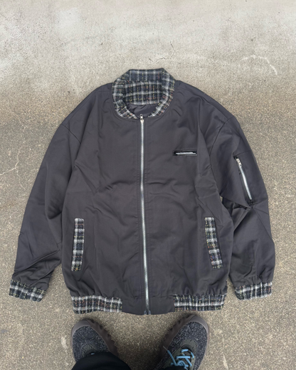 チェックナイロンジャケット KM1246