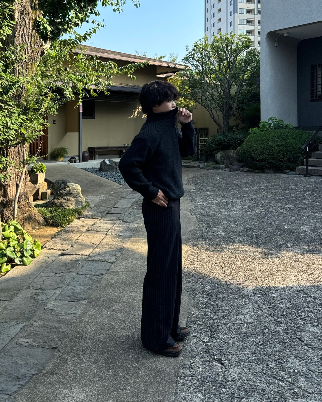 ハーフジップタートルネックニット KA1287 – YOLO(ヨロ ハーフジップタートルネックニット KA1287 – YOLO(ヨロ