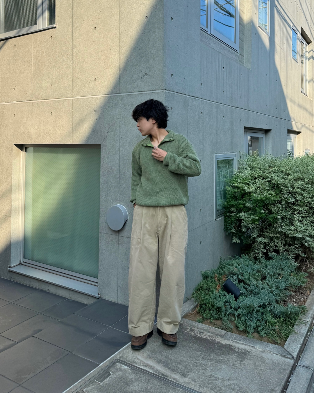 ハーフジップタートルネックニット KA1287 – YOLO(ヨロ ハーフジップタートルネックニット KA1287 – YOLO(ヨロ