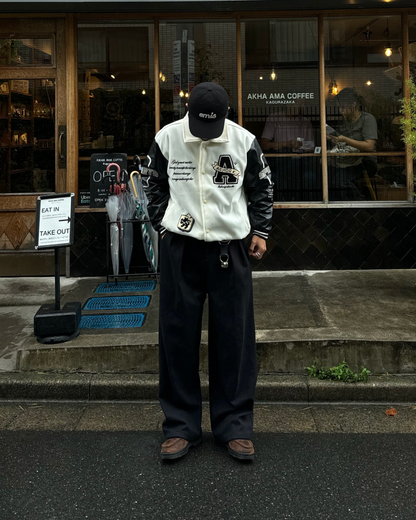 【即納】デザインパッチワークジャケット KA1290