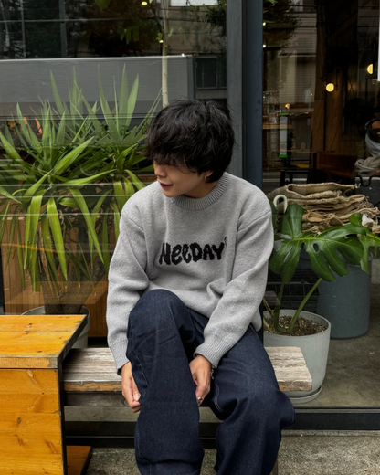 ラウンドネックロゴニット KA1309