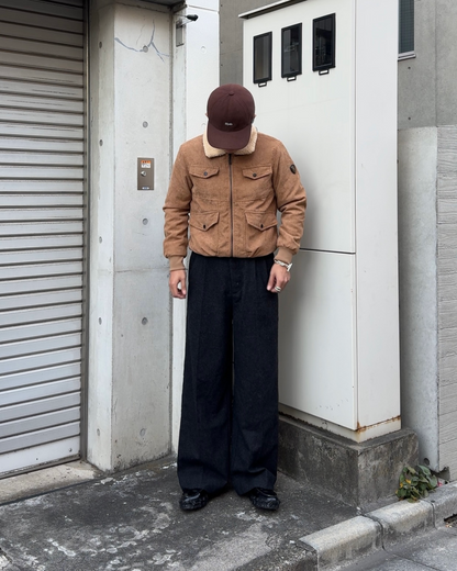 コーデュロイ襟ボアジャケット KA1326