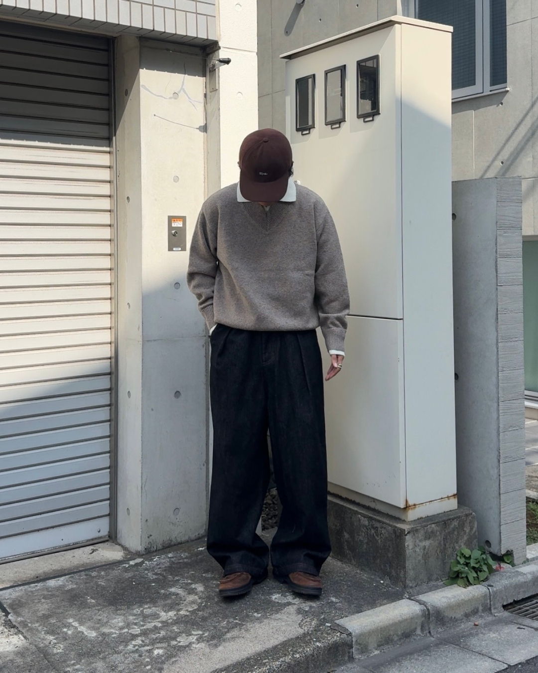 【即納】レイヤードニットカーディガン KA5014