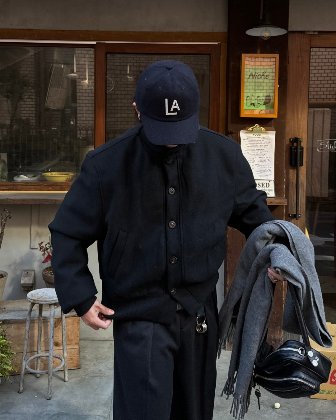 【即納】スタンドアップウールジャケット KA5027