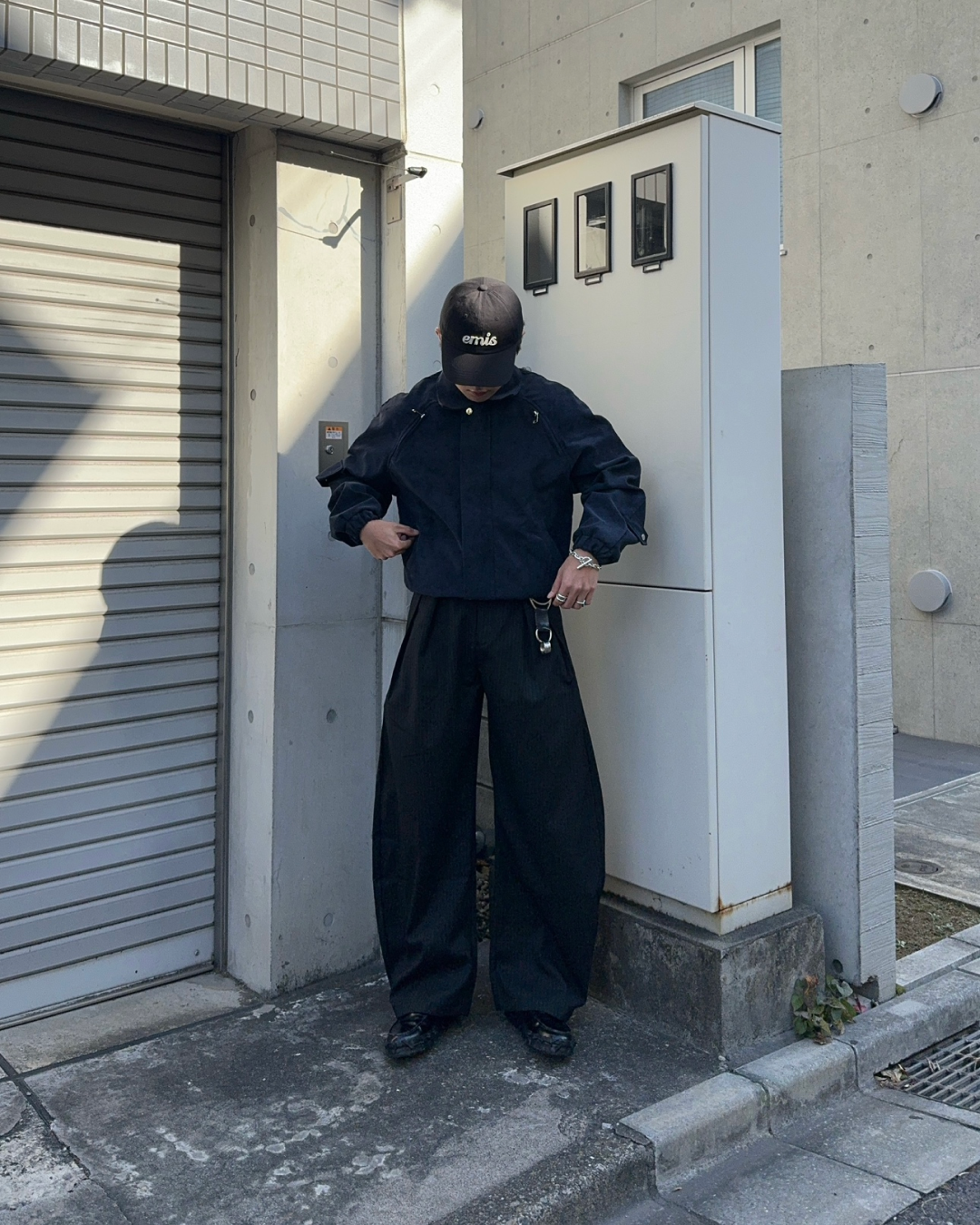 【即納】ツータックストライプスラックス KA5028