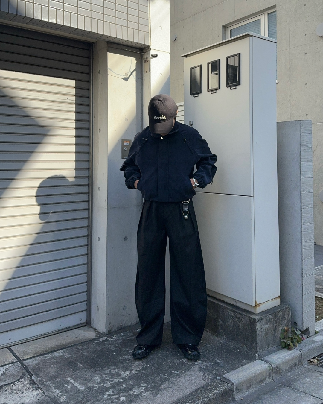 【即納】ツータックストライプスラックス KA5028