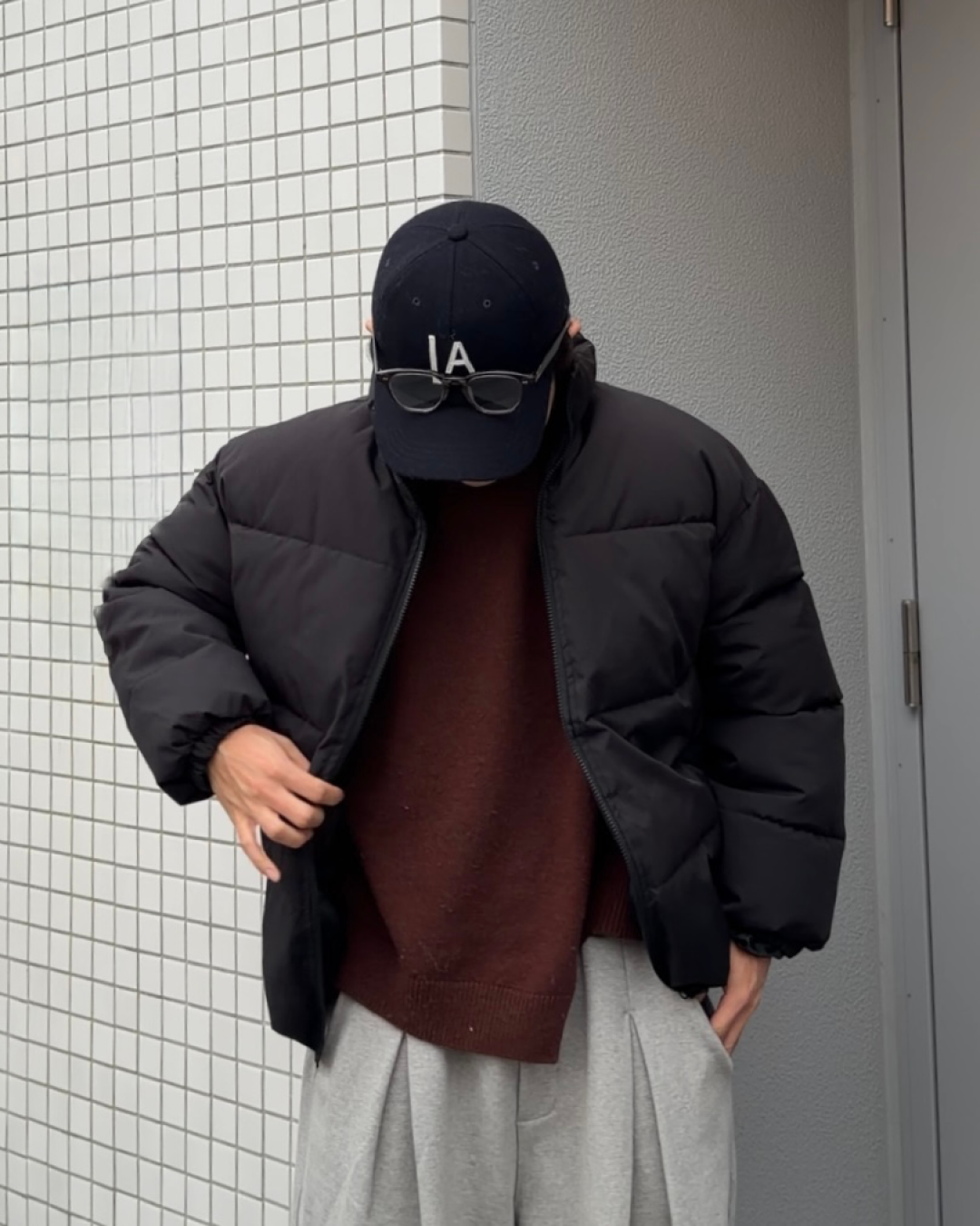 【即納】ハイネックパファージャケット KA5031