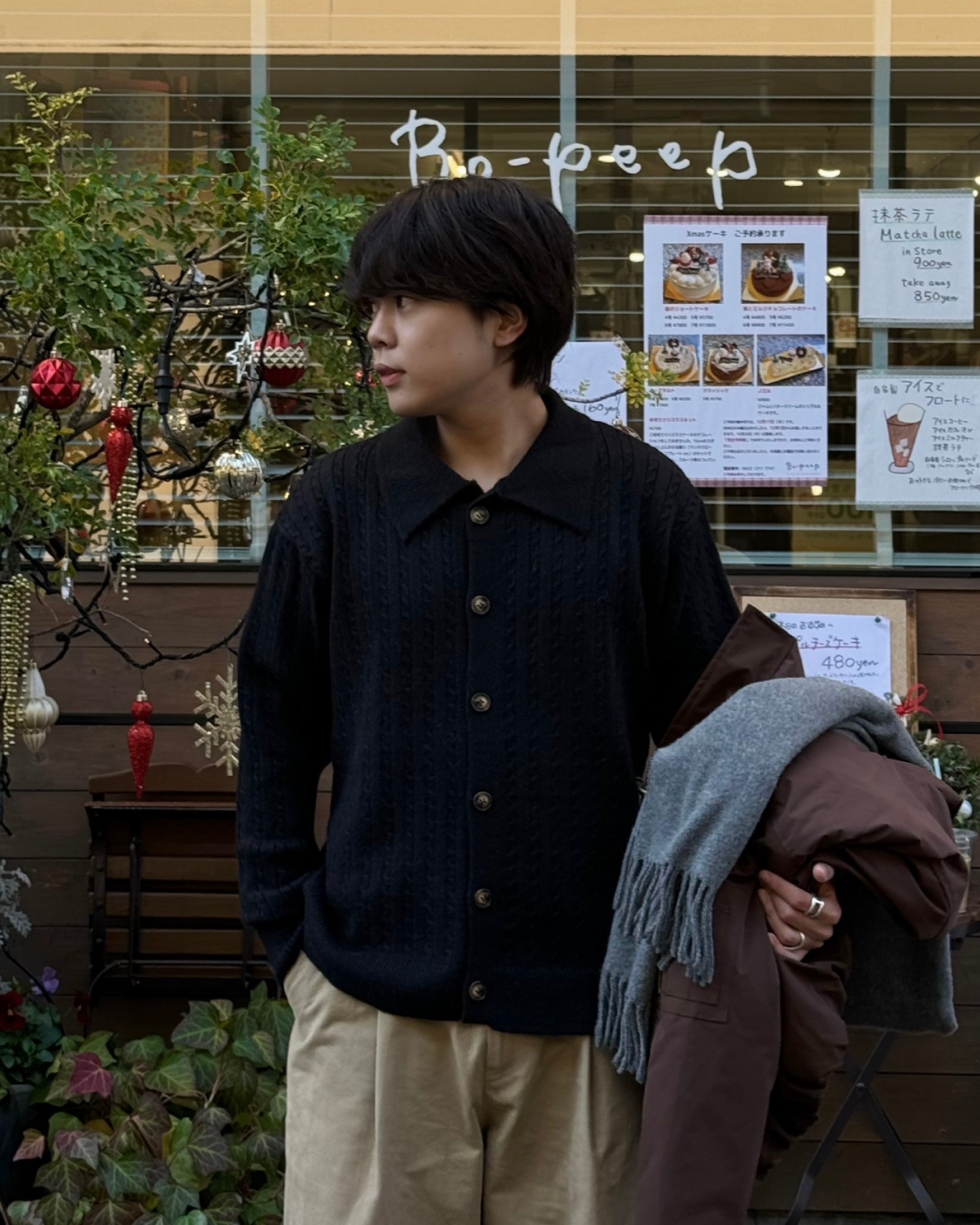 【即納】カジュアルニットカーディガン KA5032