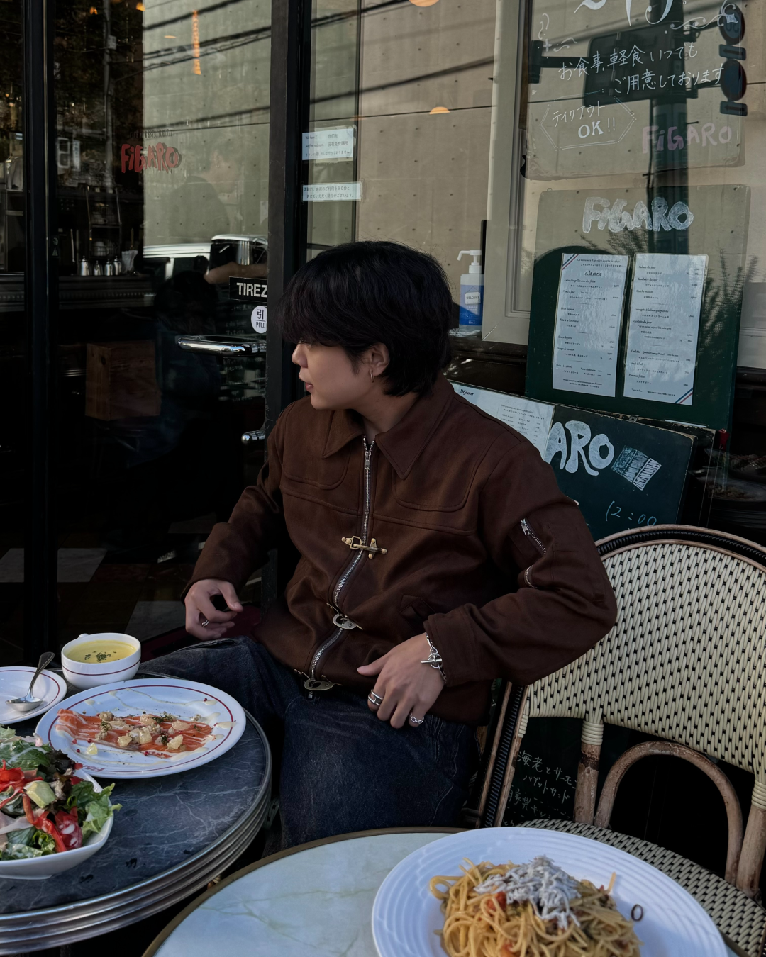 ファイヤーマンブラウンスエードジャケット KA7003