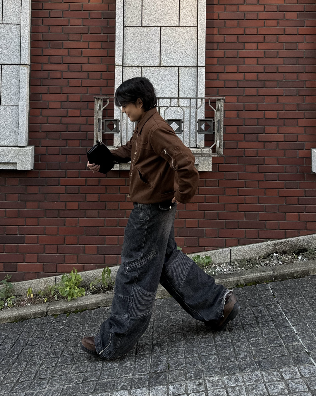 ファイヤーマンブラウンスエードジャケット KA7003