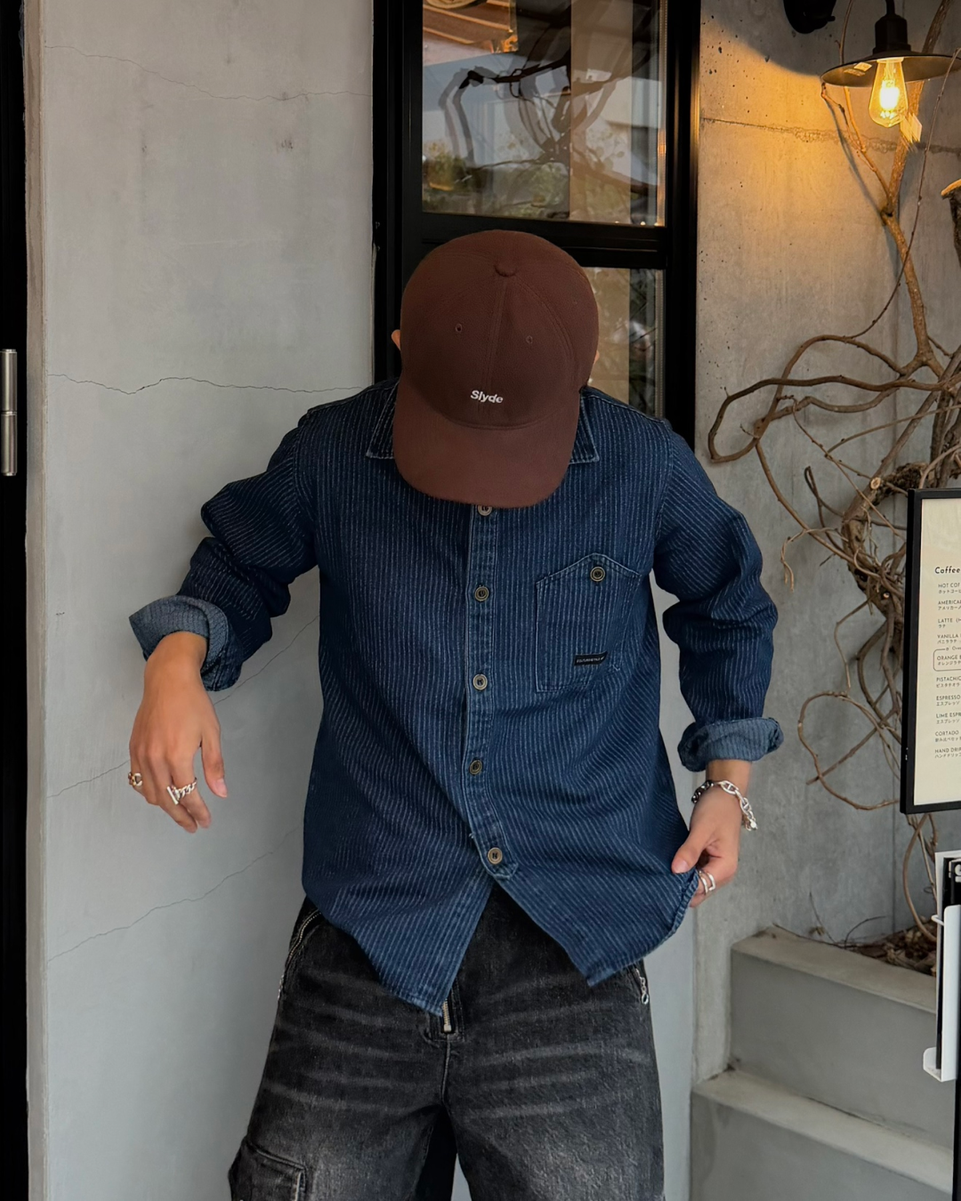 ストライプデニムシャツ KA7102