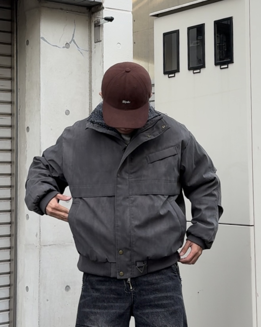 スタンドアップボアジャケット KA7112