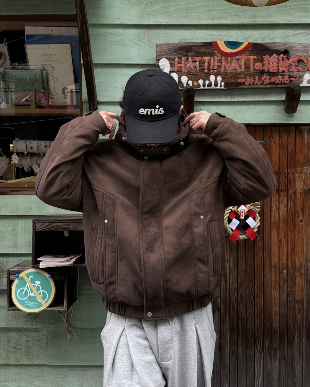 フード付きリバーシブルフリースパッドジャケット KA7113