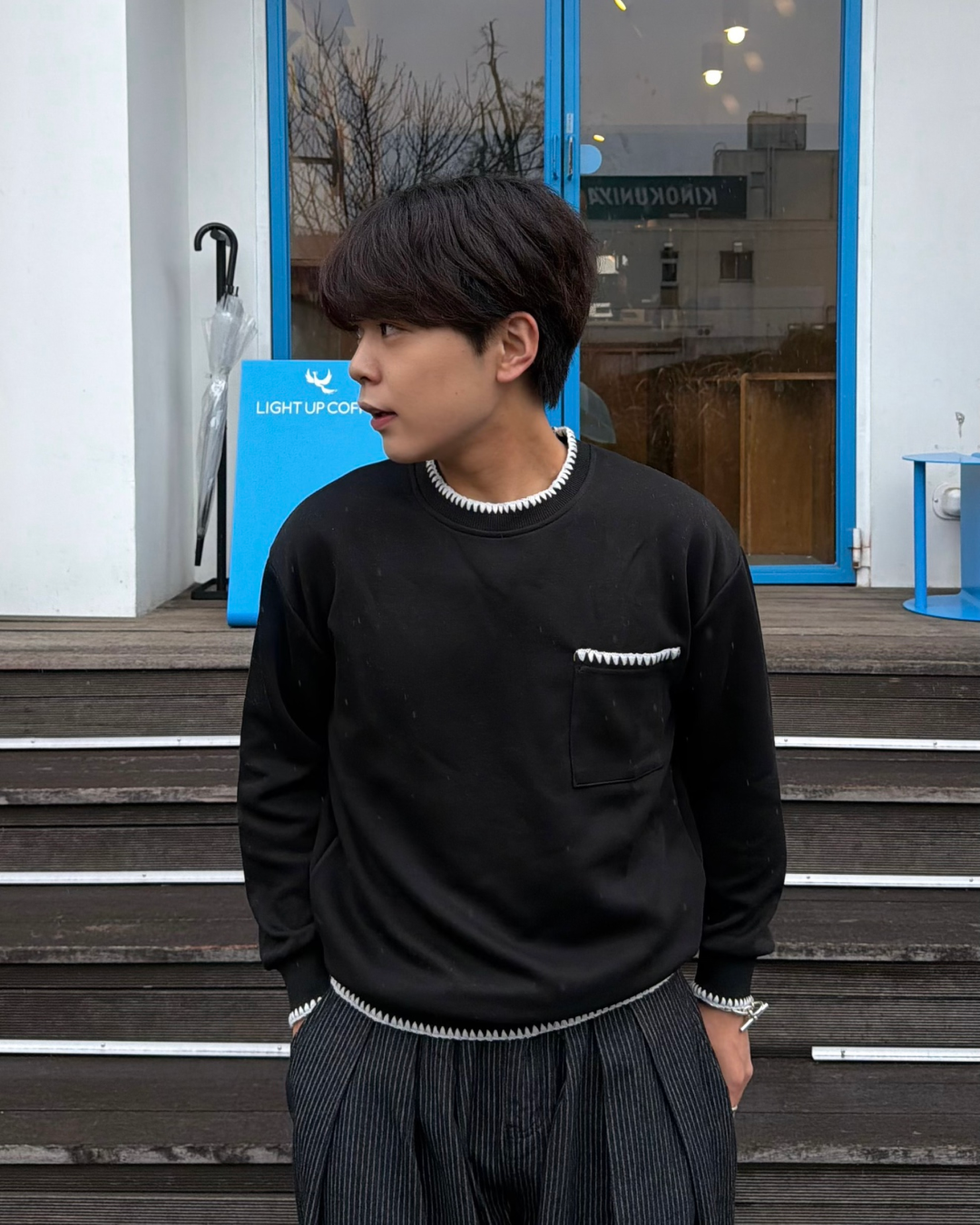 【即納】ステッチレトロスウェット KA7214