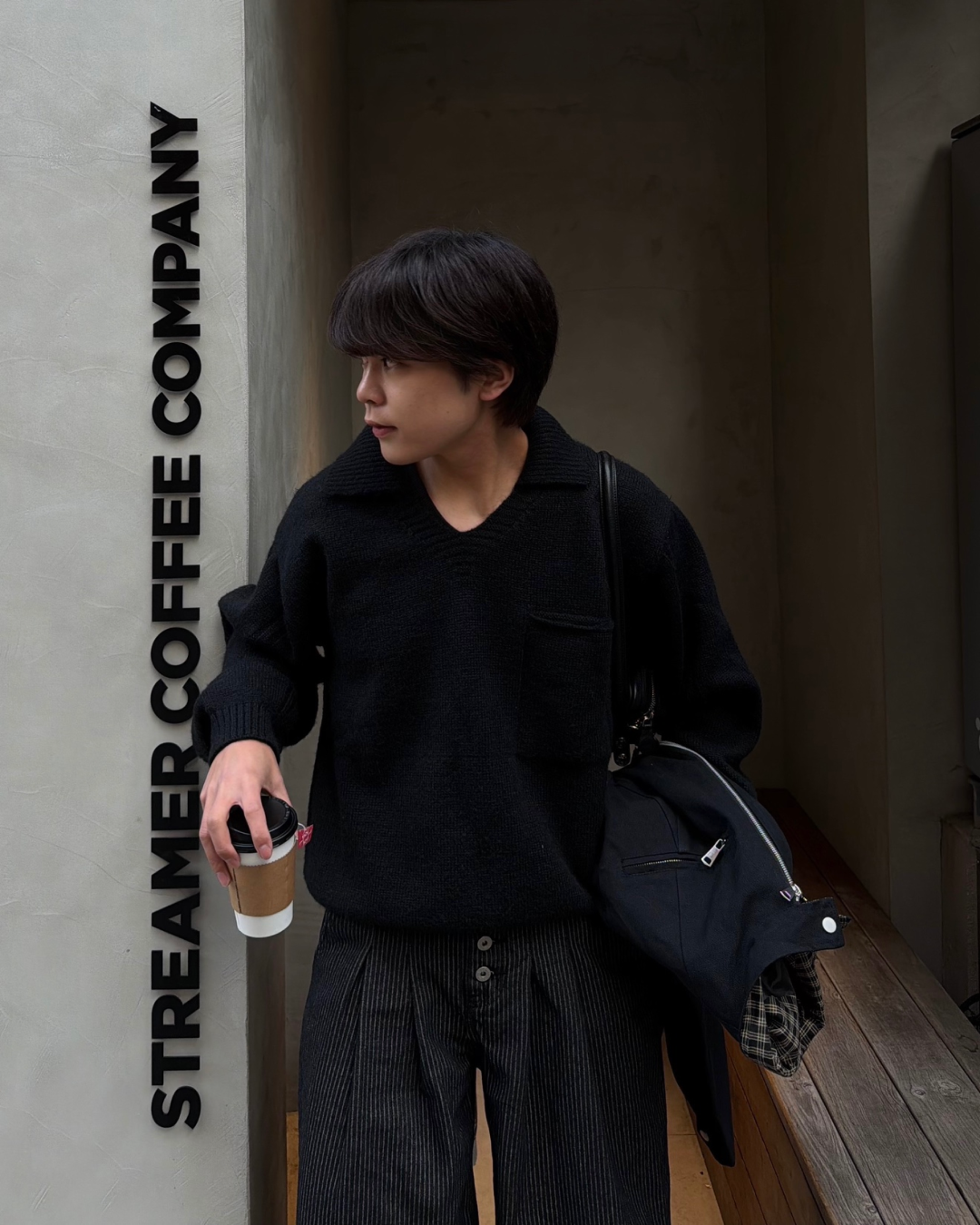 スキッパーVネックニットプルオーバー KA7139