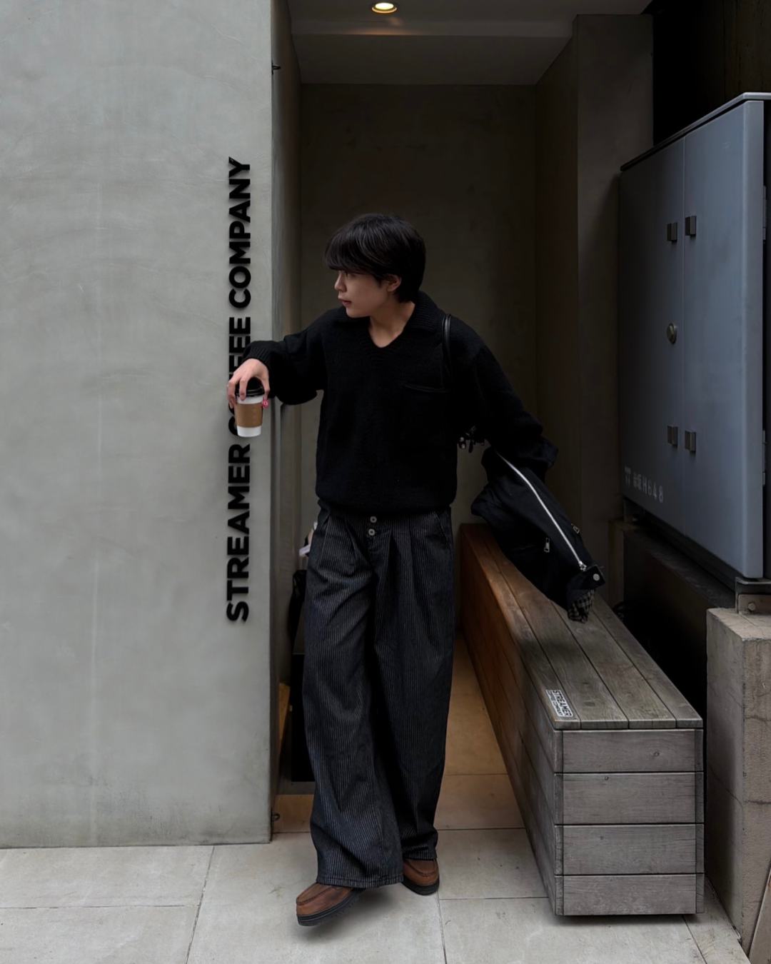 スキッパーVネックニットプルオーバー KA7139