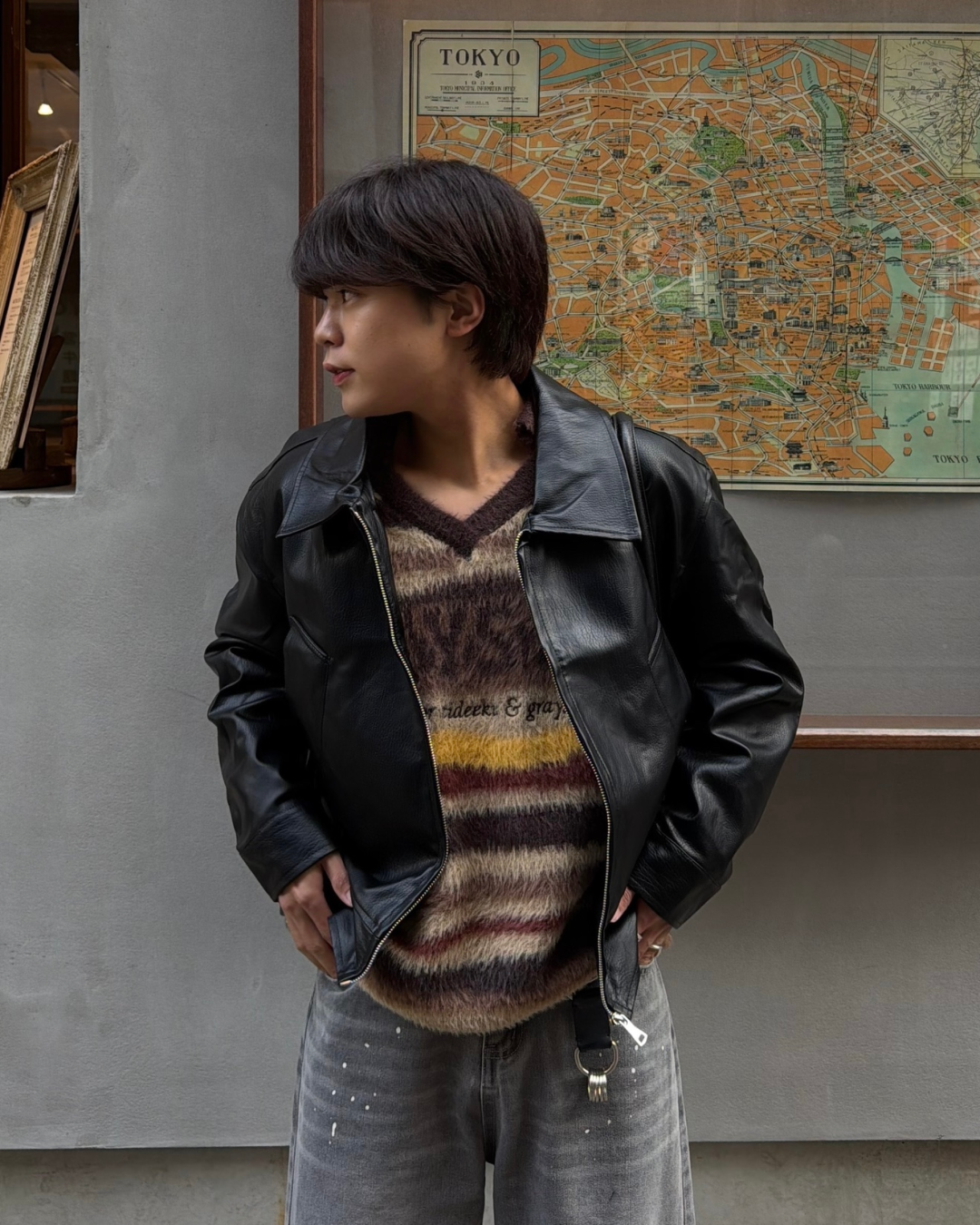 バイカーレザージャケット KA7158