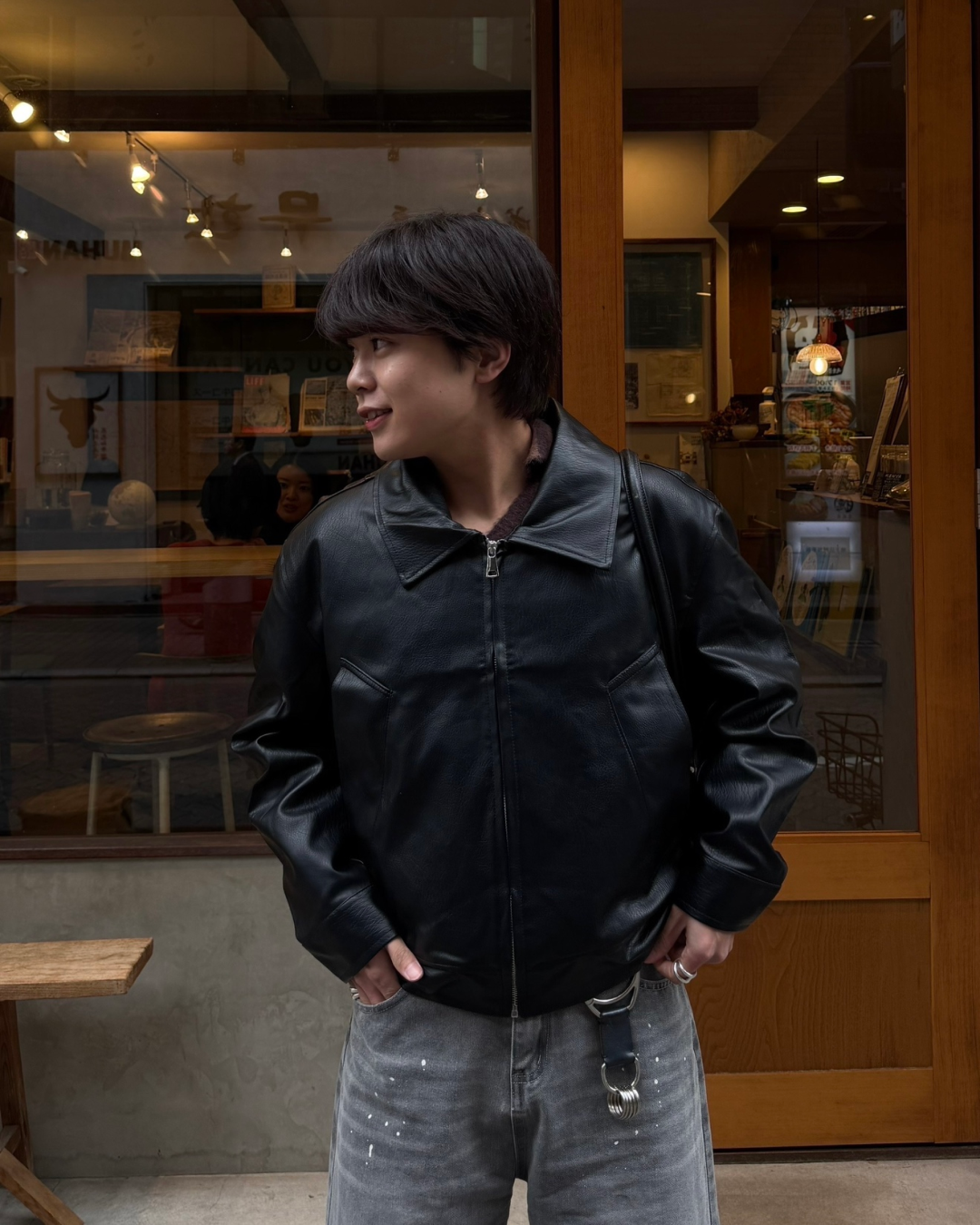 バイカーレザージャケット KA7158
