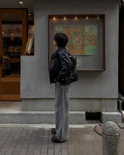 ペイントウォッシュワイドレッグパンツ KA7161