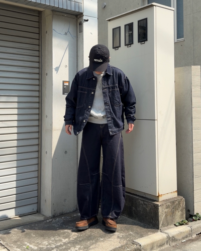 ステッチデザインカーブデニム KA7191