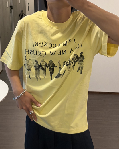 グラフィックプリントTシャツ KA7203