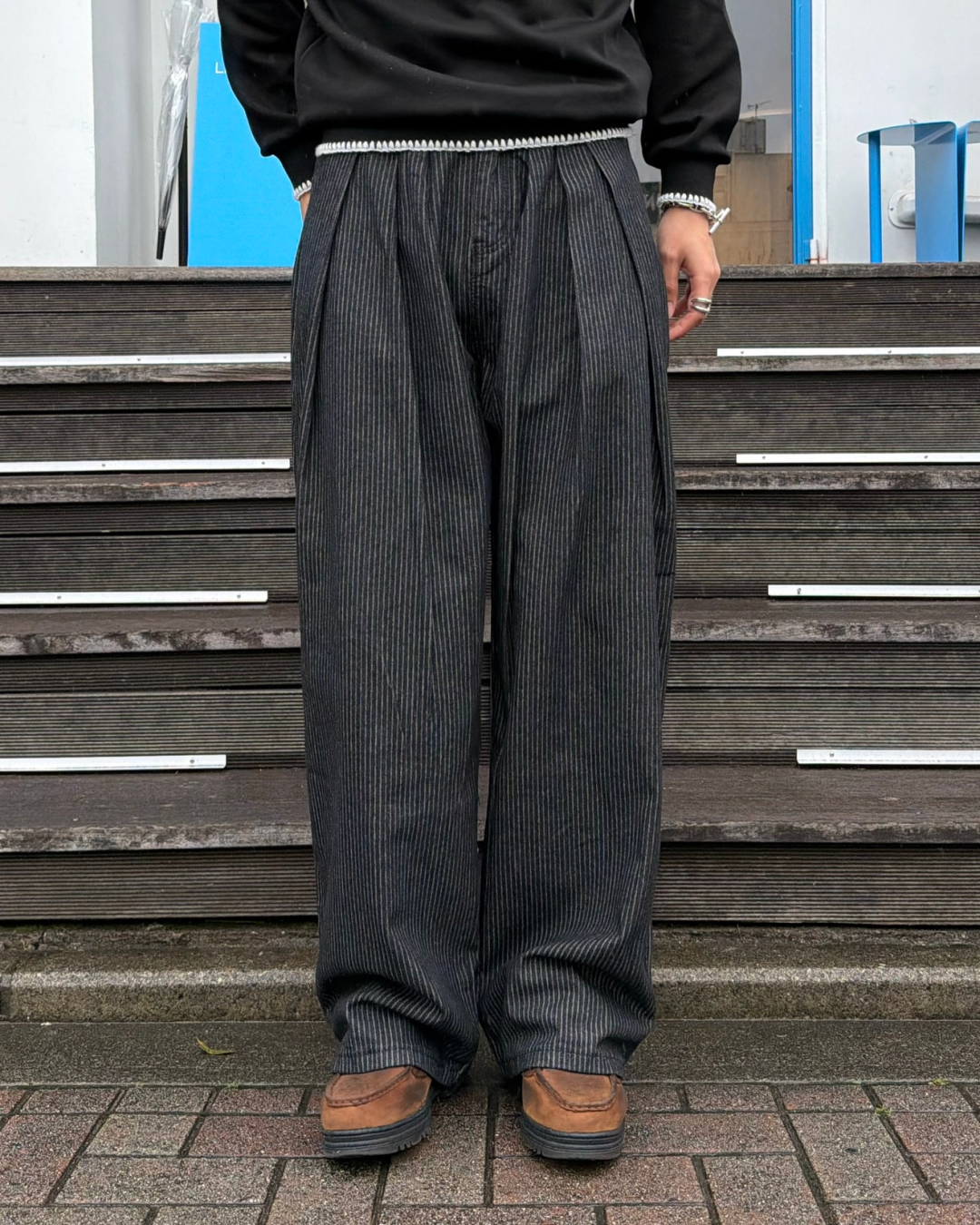 2タックストライプパンツ KA7207