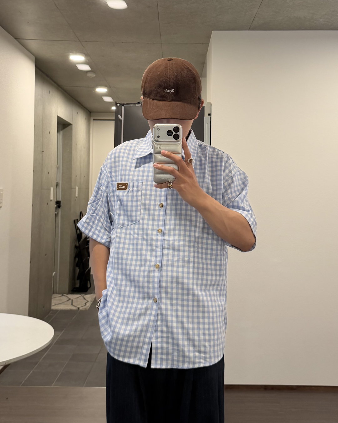 シングルチェックシャツ KA7223