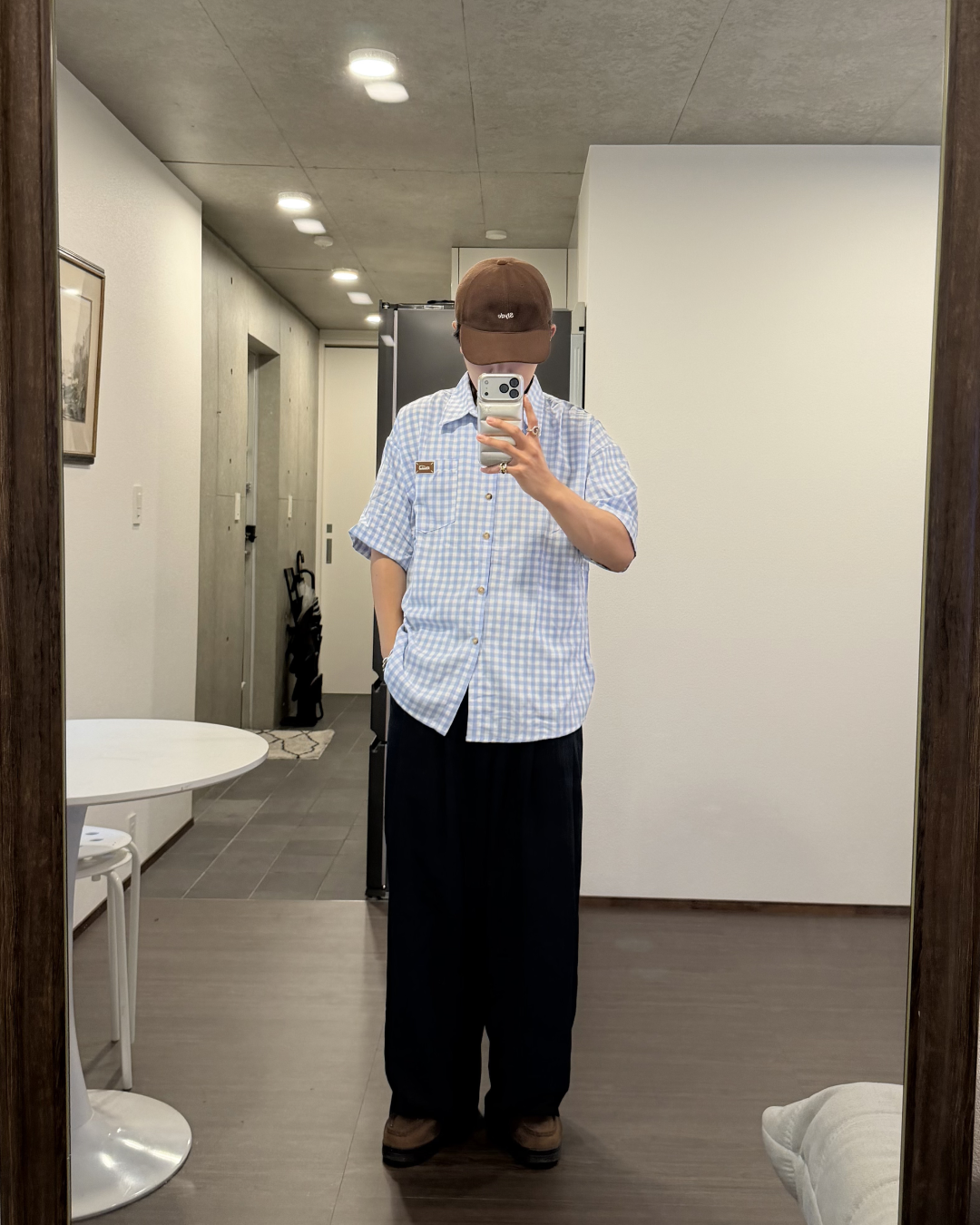 シングルチェックシャツ KA7223