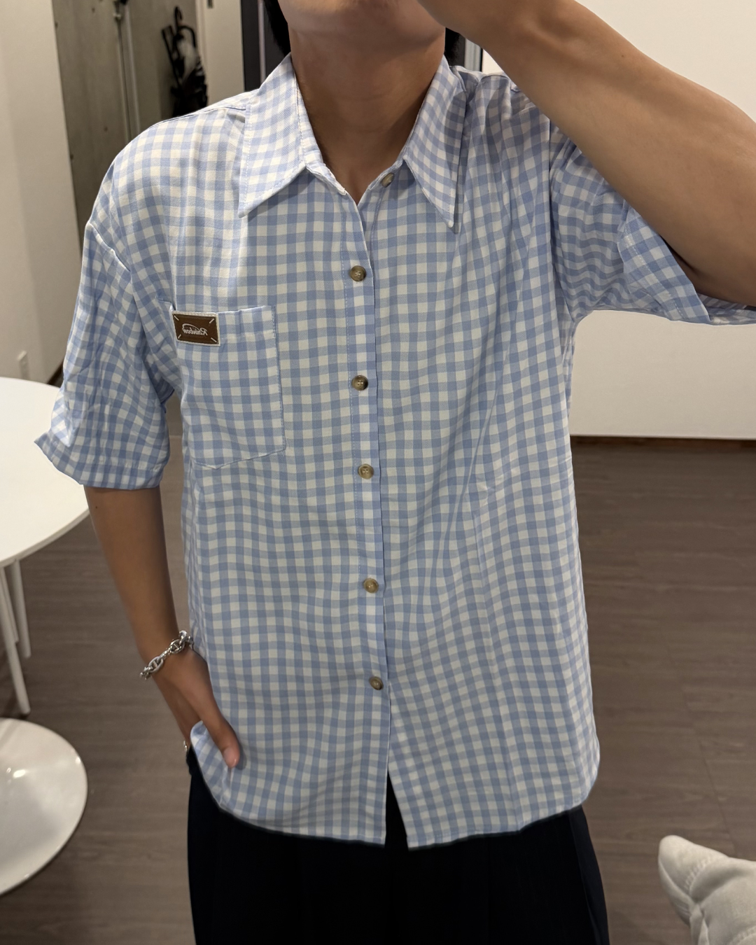 シングルチェックシャツ KA7223