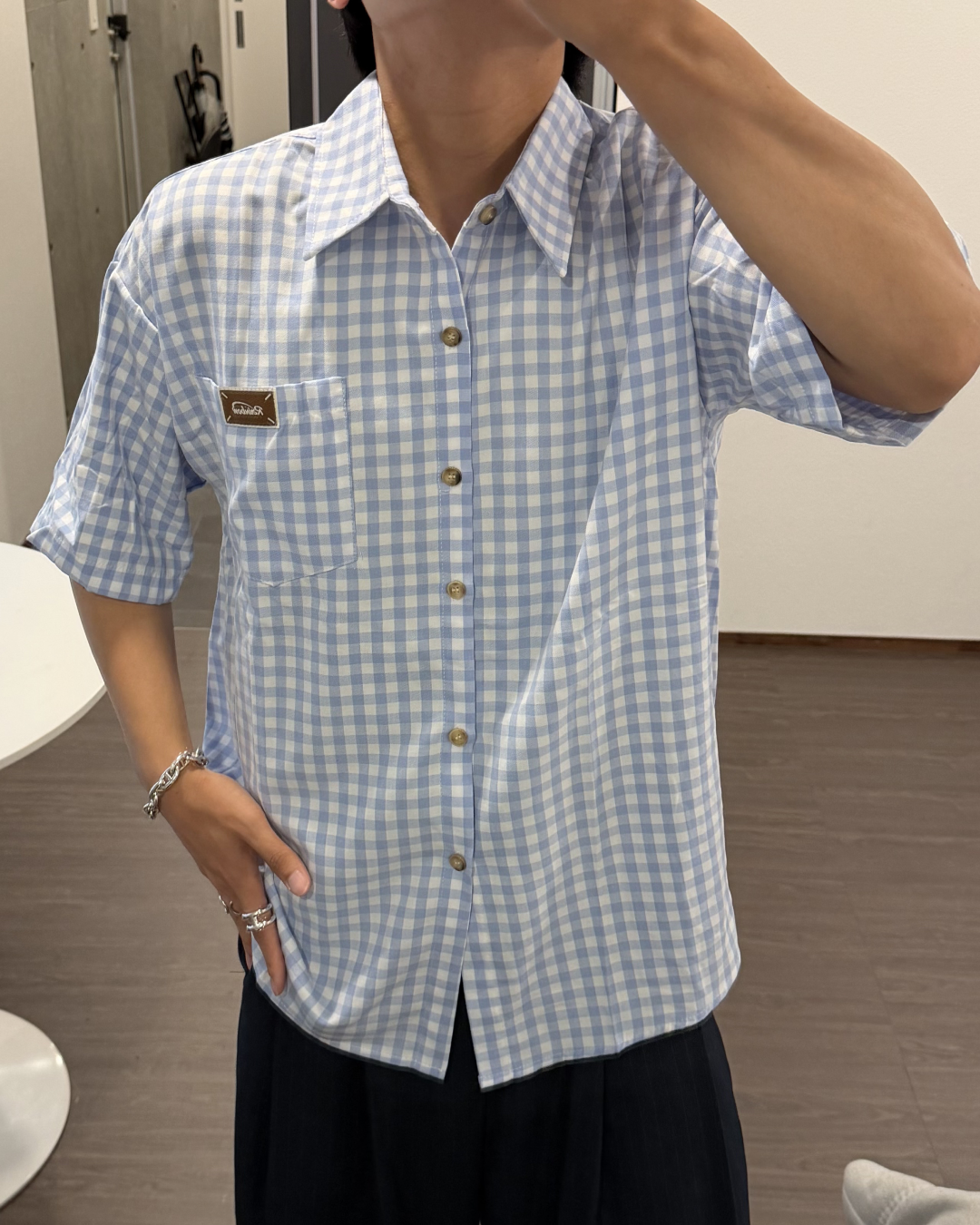 シングルチェックシャツ KA7223