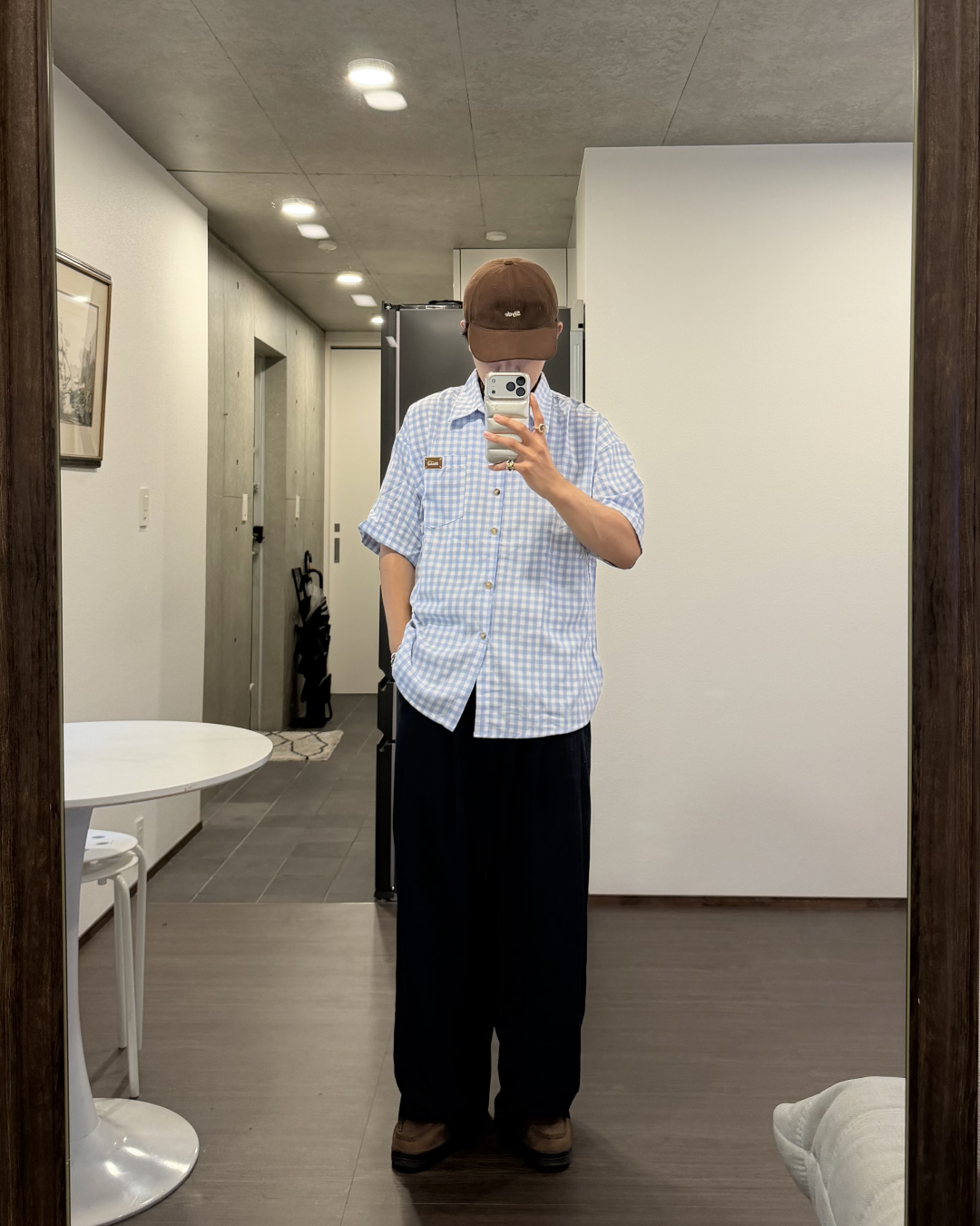 シングルチェックシャツ KA7223