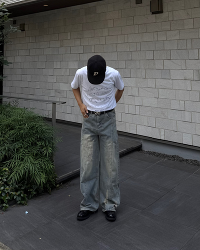 ダメージバルーンデニムパンツ KA7243