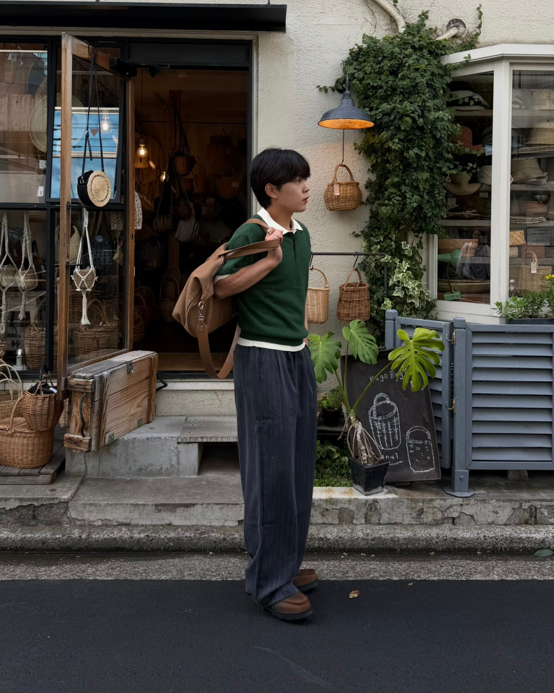 モードバギーストライプスラックス KA7245