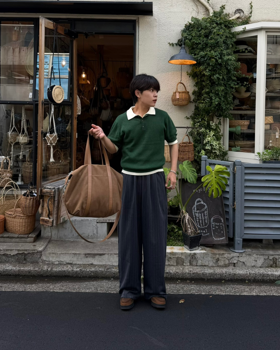 モードバギーストライプスラックス KA7245