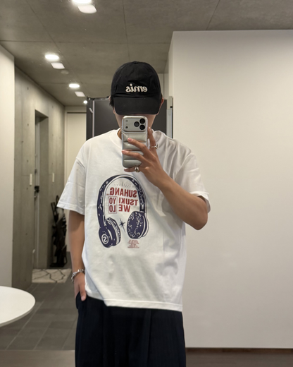 ヘッドフォンプリントTシャツ KA7250