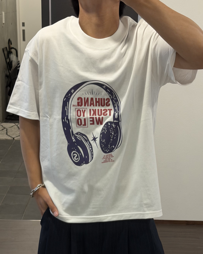 ヘッドフォンプリントTシャツ KA7250