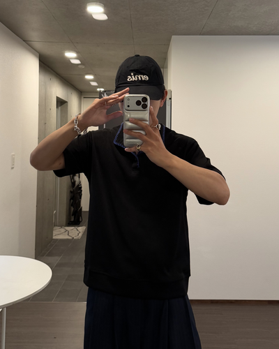 ヘンリーネックステッチTシャツ KA7260