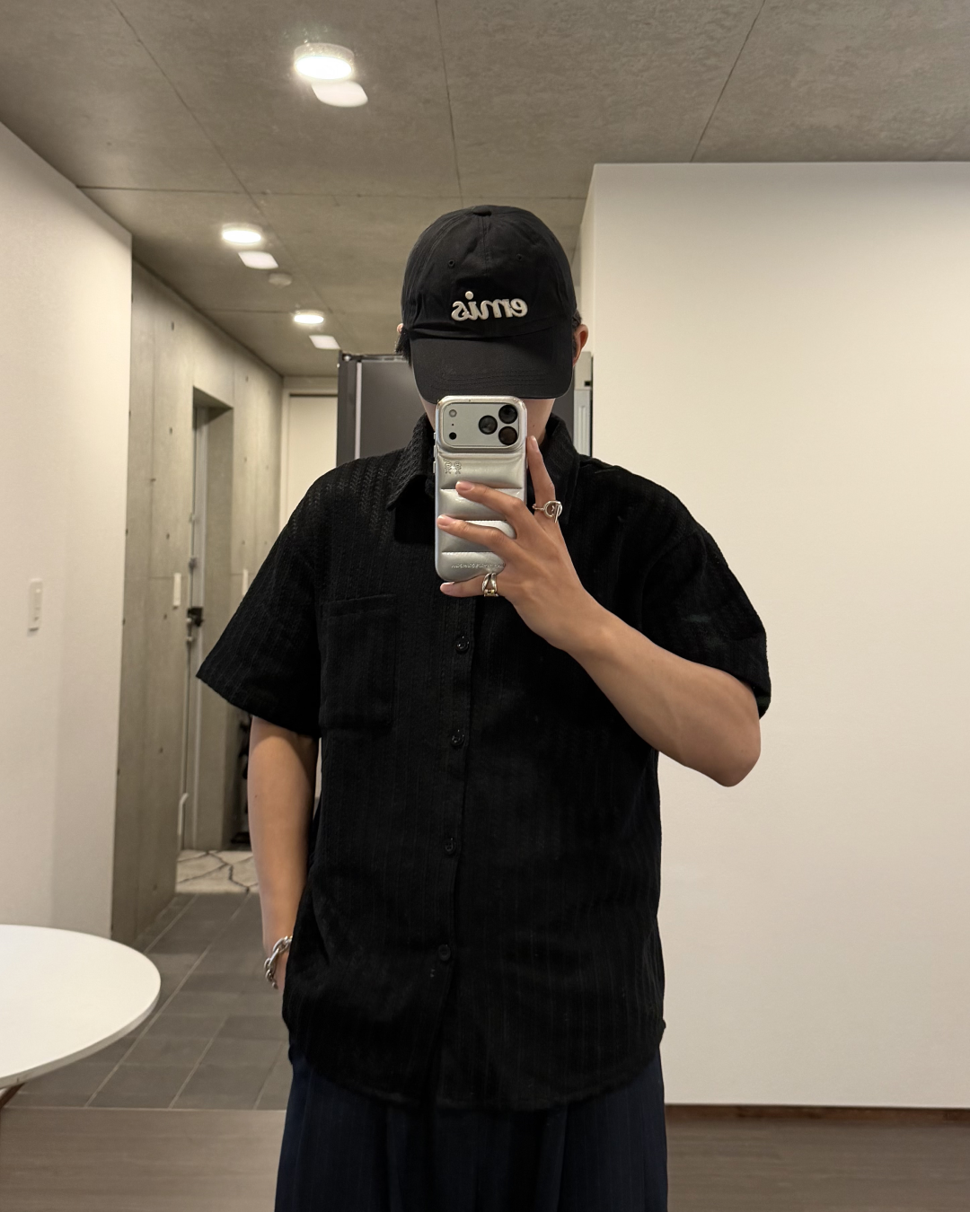 フィッシュボーンストライプシャツ KA7281
