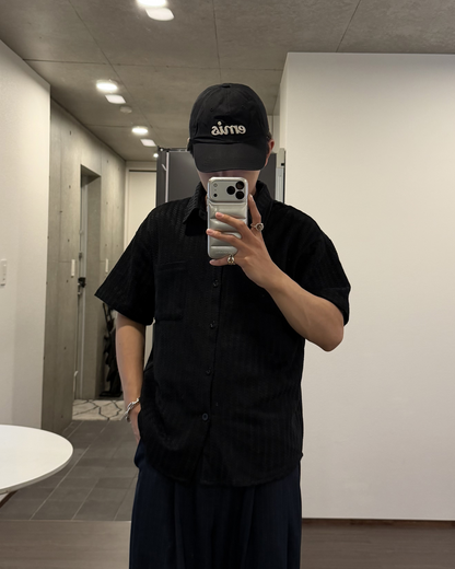フィッシュボーンストライプシャツ KA7281