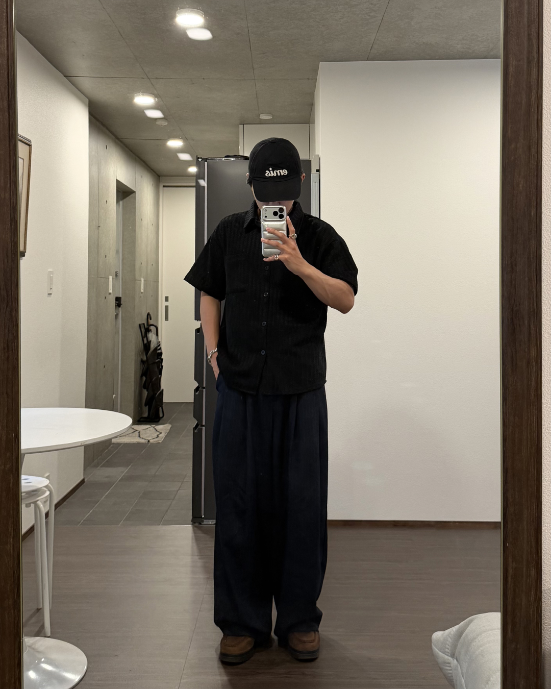 フィッシュボーンストライプシャツ KA7281