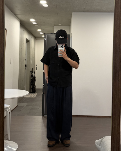 フィッシュボーンストライプシャツ KA7281